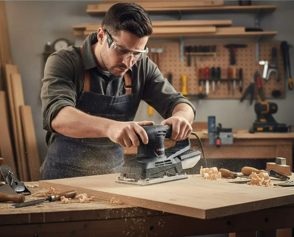 سنباده لرزان تانوس برای چوب و MDF